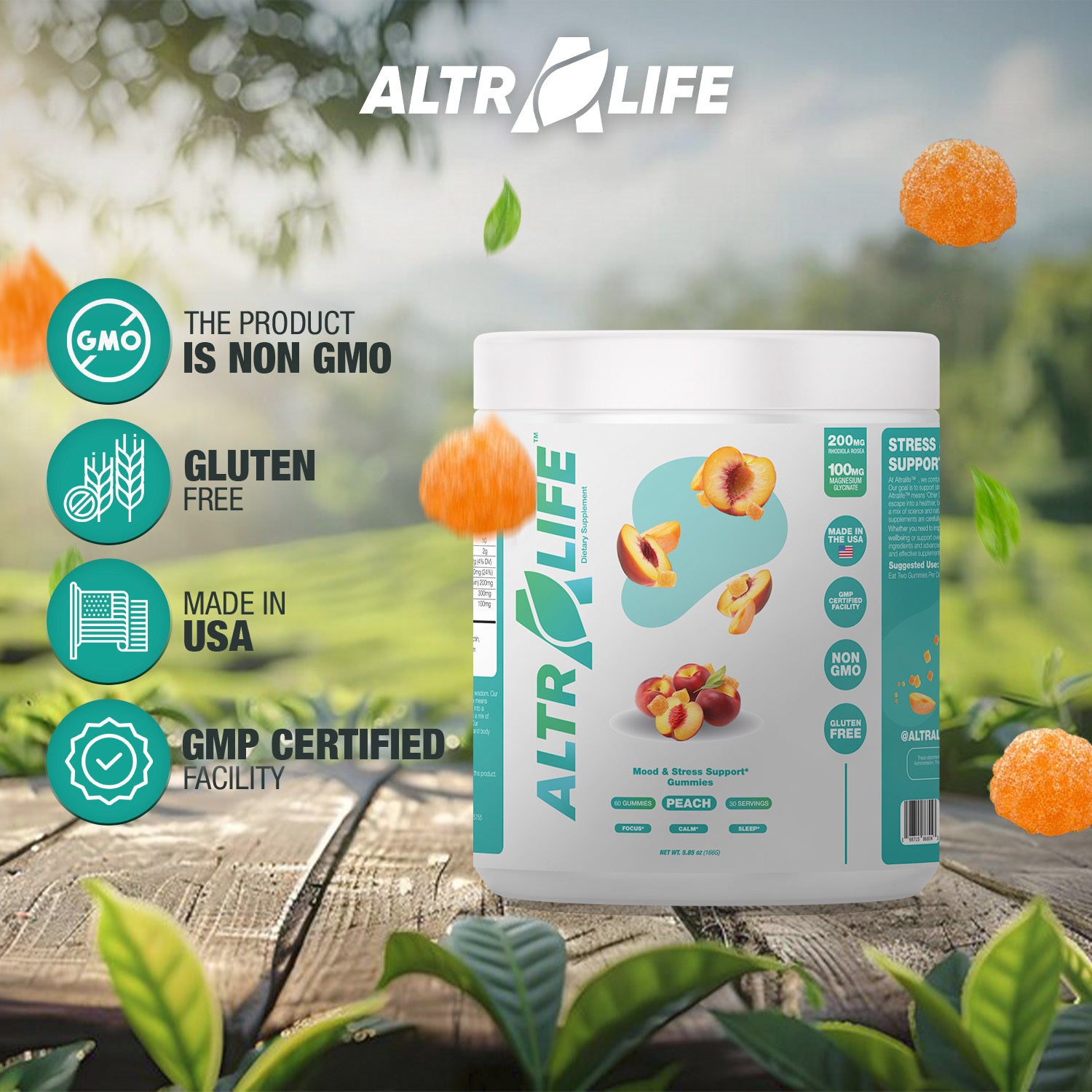 Altralife Mood & Stress Support Gummies (30 Servings)